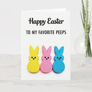 Tarjeta de regalos de Pascua feliz