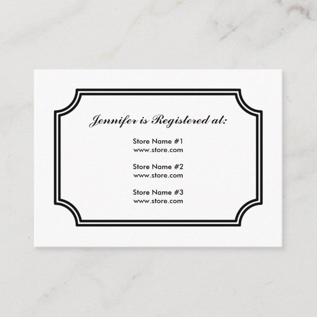 Tarjeta de registro con patrón cruzado medieval (Anverso)