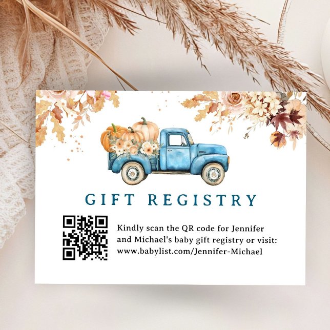 Tarjeta de registro de regalo de Baby Shower de Bl (Subido por el creador)