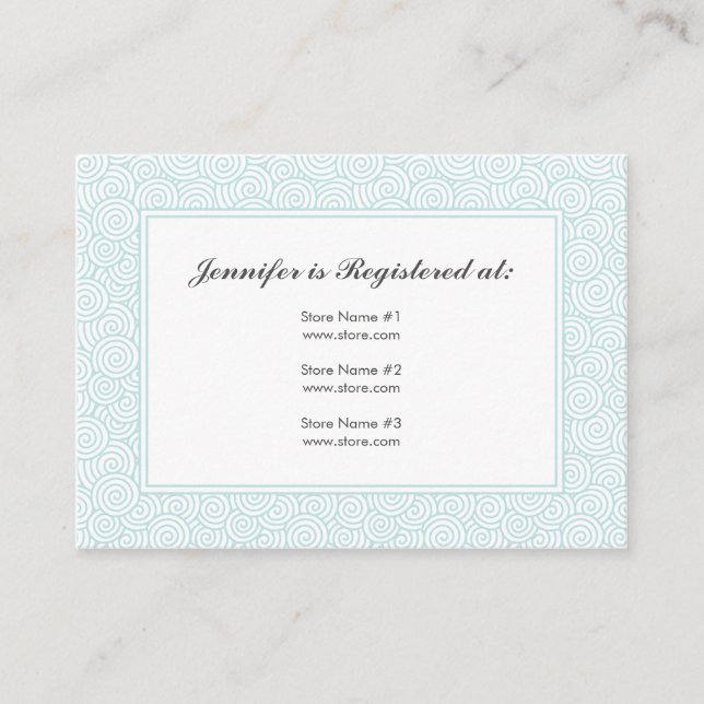 Tarjeta de registro espiral - 3,5" x 2,5" (Anverso)