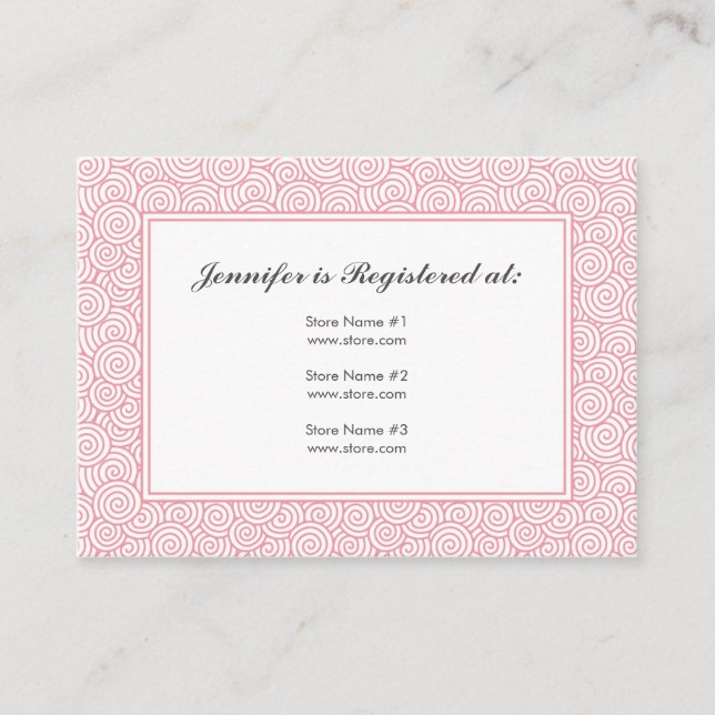 Tarjeta de registro espiral - 3,5" x 2,5" (Anverso)