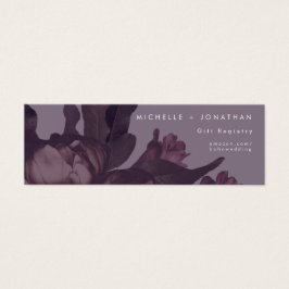 Tarjeta de registro Purple Fantasy Gift
