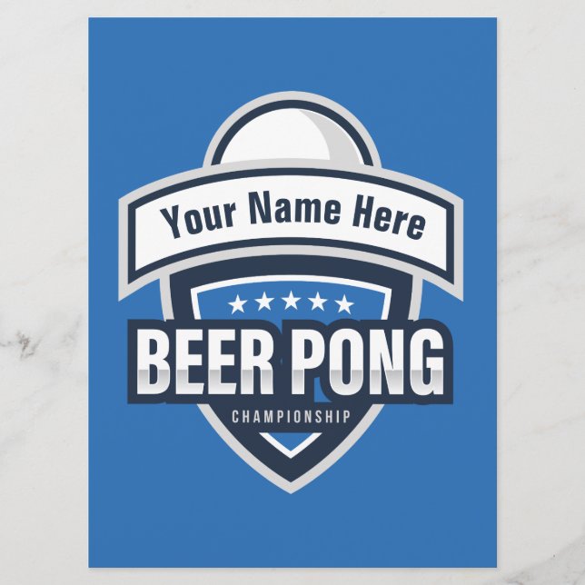 Tarjeta de reglas personalizables del Campeonato d (Anverso)