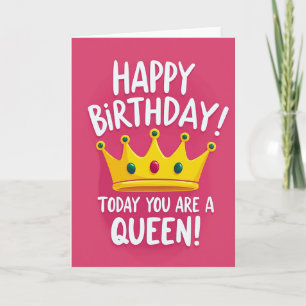 Tarjeta de Reina de Corona Dorada