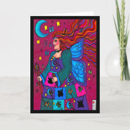 Tarjeta de reina de mariposa