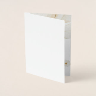 Tarjeta de Relieve metalizado