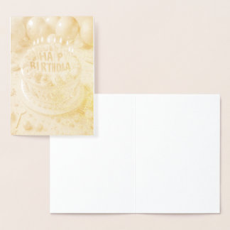 Tarjeta de Relieve metalizado