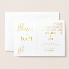 Tarjeta de Relieve metalizado