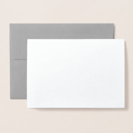 Tarjeta de Relieve metalizado