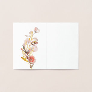 Tarjeta de Relieve metalizado