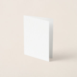 Tarjeta de Relieve metalizado