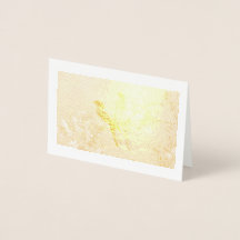 Tarjeta de Relieve metalizado Aves Azules