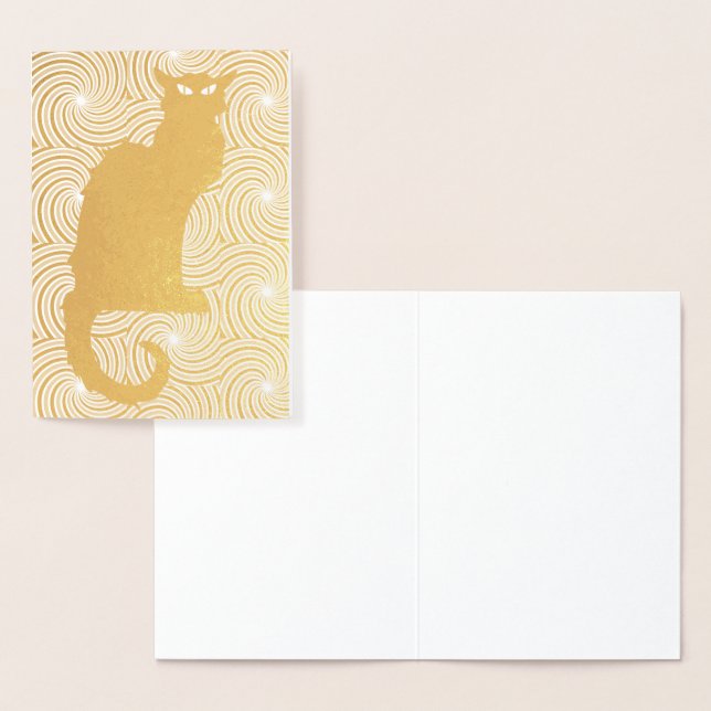 Tarjeta de Relieve metalizado CAT NEGRA (Demostración)