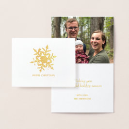 Tarjeta de Relieve metalizado de fotos para Person