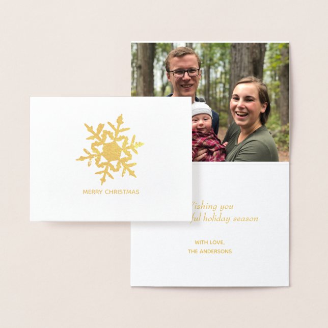 Tarjeta de Relieve metalizado de fotos para Person (Demostración)