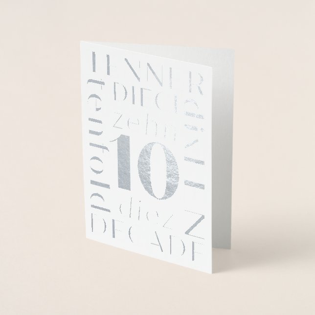 Tarjeta de Relieve metalizado de Relieve metalizad (Anverso)