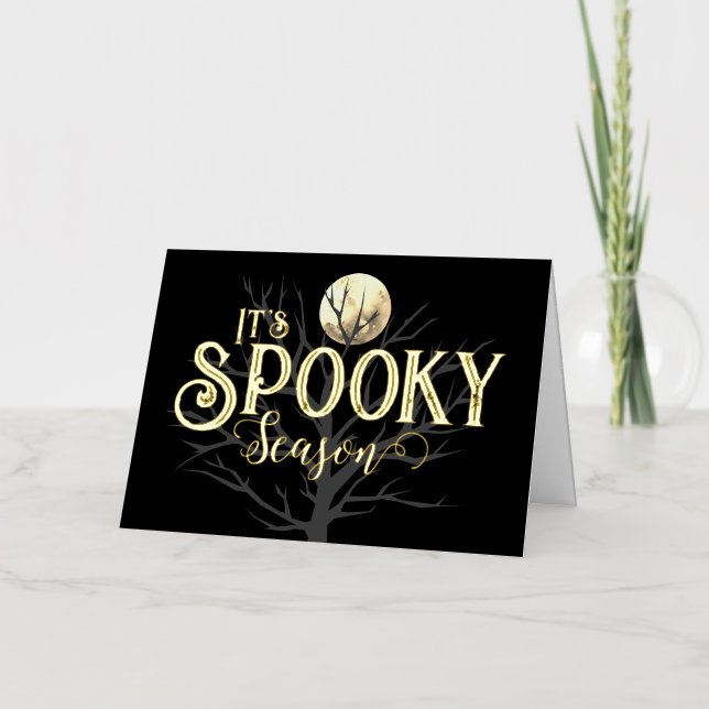 Tarjeta de Relieve metalizado de temporada de fant (Anverso)