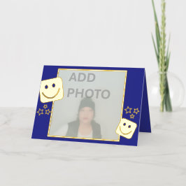Tarjeta de Relieve metalizado dorado personalizada