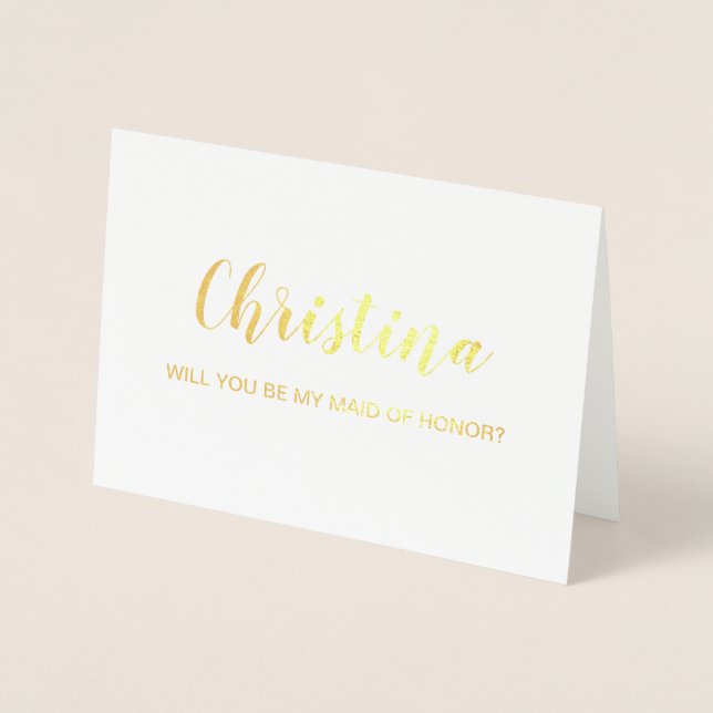 Tarjeta de Relieve metalizado dorado | serías mi c (Anverso)