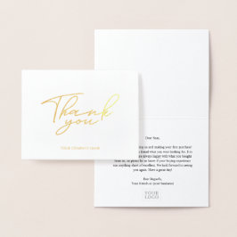 Tarjeta de Relieve metalizado dorado simple y eleg