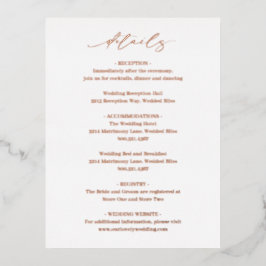 Tarjeta de Relieve metalizado elegante clásica par