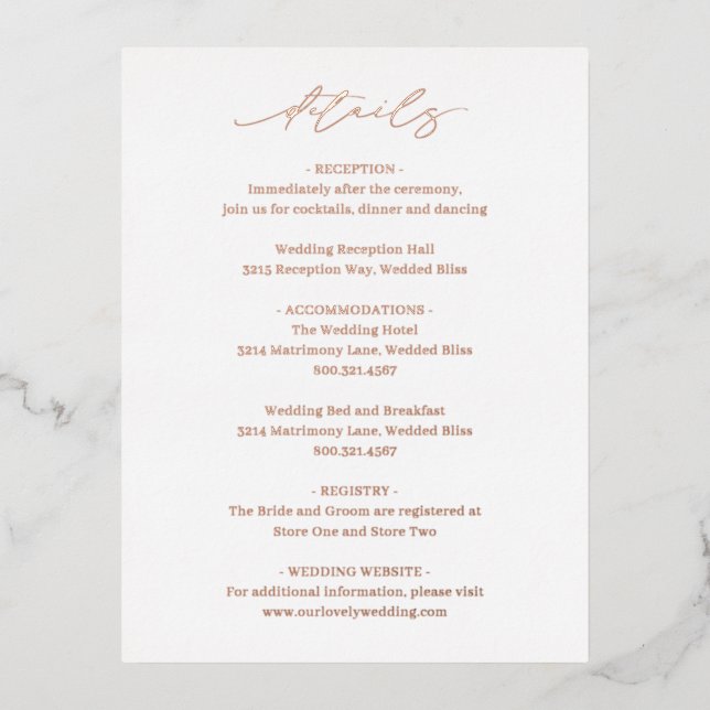 Tarjeta de Relieve metalizado elegante clásica par (Anverso)