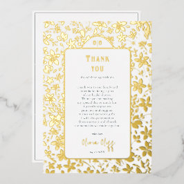 Tarjeta de Relieve metalizado Gracias A La Ducha D