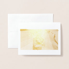 Tarjeta de Relieve metalizado In Memory of Gilbert