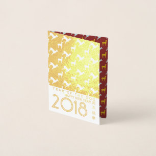 Tarjeta de Relieve metalizado mini del patrón de p