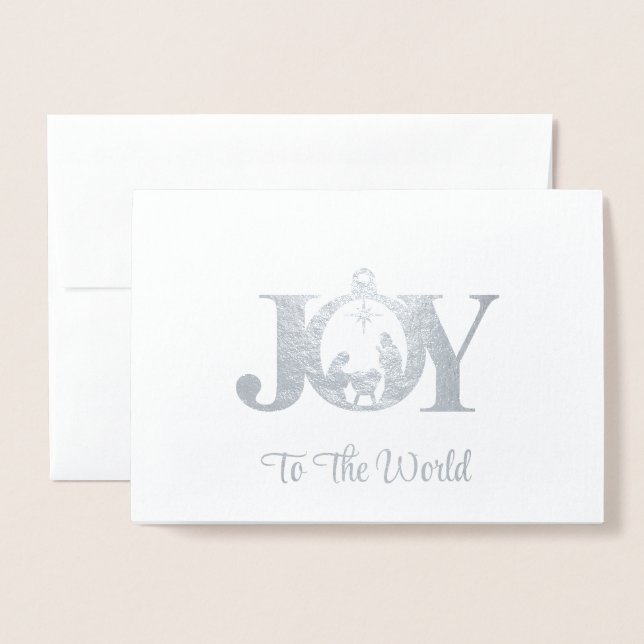 Tarjeta de Relieve metalizado para navidades (Anverso con sobre)