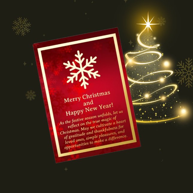Tarjeta de Relieve metalizado para Navidades de co (Subido por el creador)
