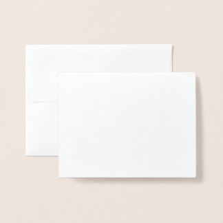 Tarjeta de Relieve metalizado pequeña (4,25" x 5,5