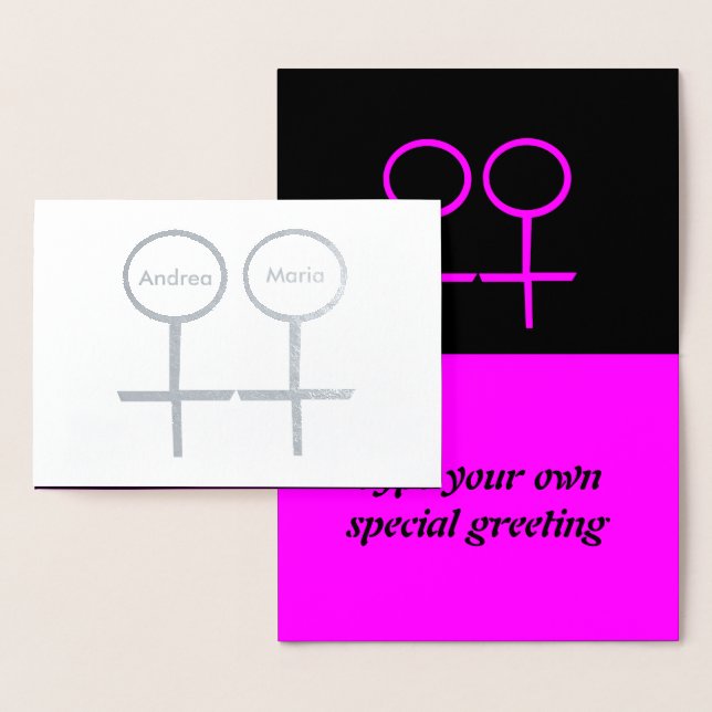 Tarjeta de Relieve metalizado personalizada para l (Demostración)