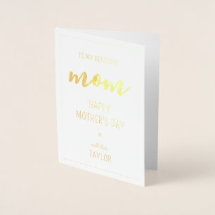 Tarjeta de Relieve metalizado personalizado modern