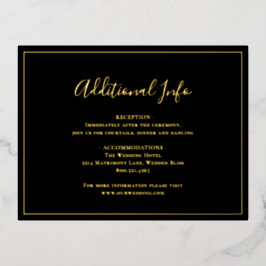 Tarjeta de Relieve metalizado tradicional de Boda
