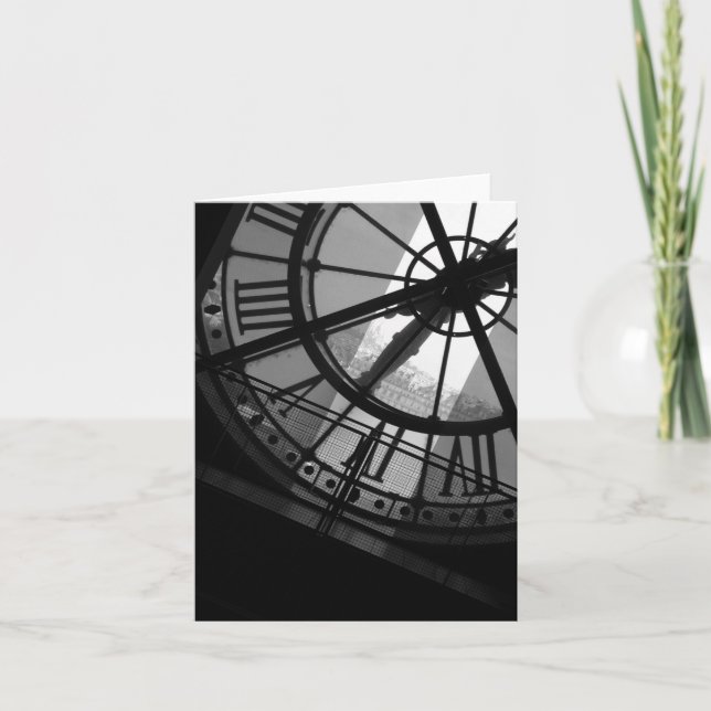 Tarjeta de reloj Musee d'Orsay (Anverso)