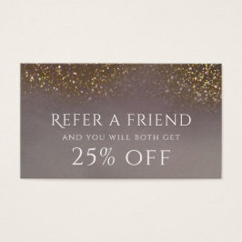 tarjeta de remisión para purpurina líquido