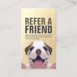 Tarjeta de remisión para uso de mascotas con baño