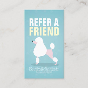 Tarjeta de remisión para uso de mascotas con baño