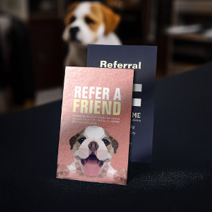 Tarjeta de remisión para uso de mascotas con baño