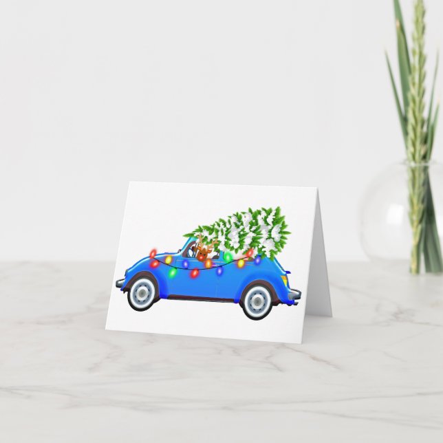 Tarjeta de Reno de Nariz Roja (Anverso)