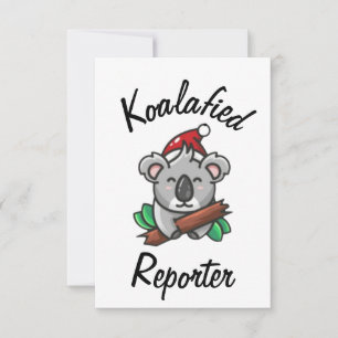 Tarjeta de reportero Koalafied