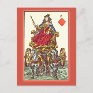 Tarjeta de reproducción antigua del siglo XVII