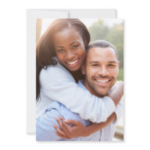 Tarjeta de respaldo de foto para invitación de sup