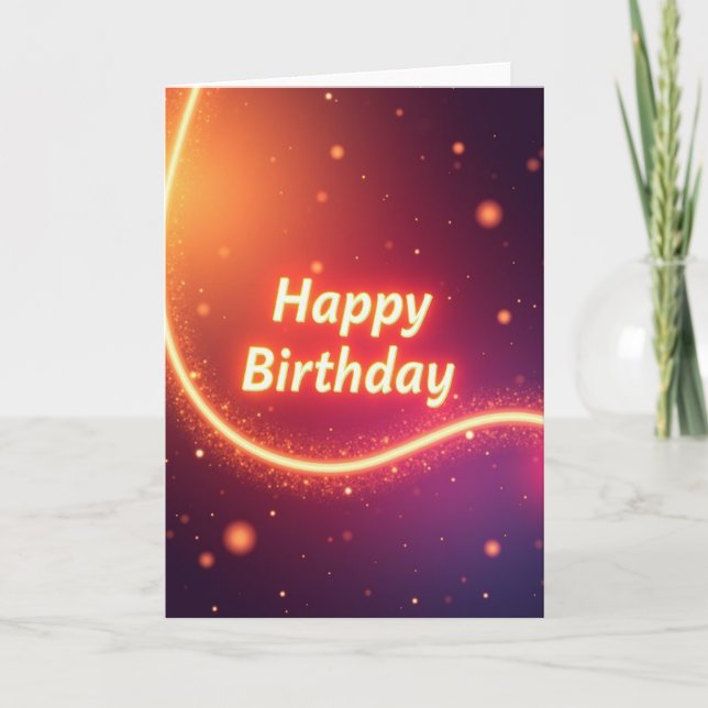 Tarjeta de resplandor de celebración (Anverso)