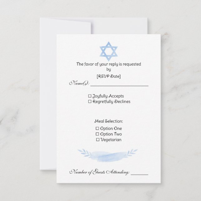 Tarjeta de respuesta (Anverso)