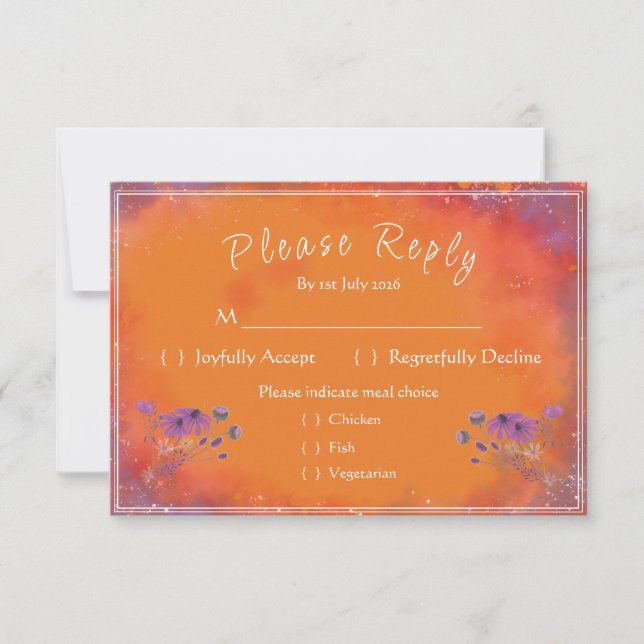 Tarjeta de respuesta (Anverso)