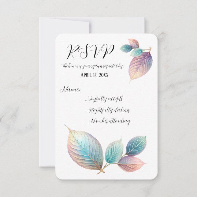 Tarjeta de respuesta (Anverso)