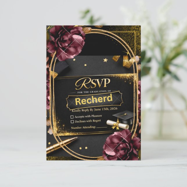 Tarjeta de respuesta (Anverso de pie)