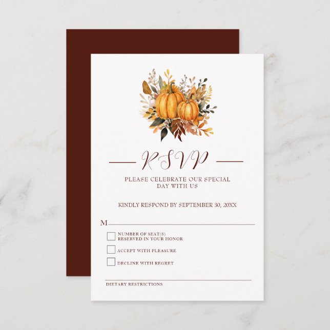 Tarjeta de respuesta (Anverso / Reverso)